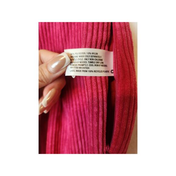 Prologue Pink Corduroy Wide-Leg Pants Sz 4 Boho Hippie Barbiecore Style - Picture 5 of 6
